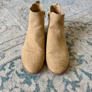 Tan Suede Ankle Boots
